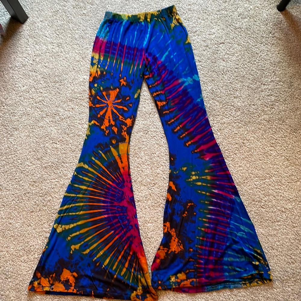 Tie Dye flare pants